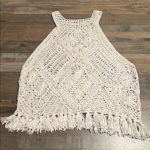 NWOT Altar’d State Crochet crop top